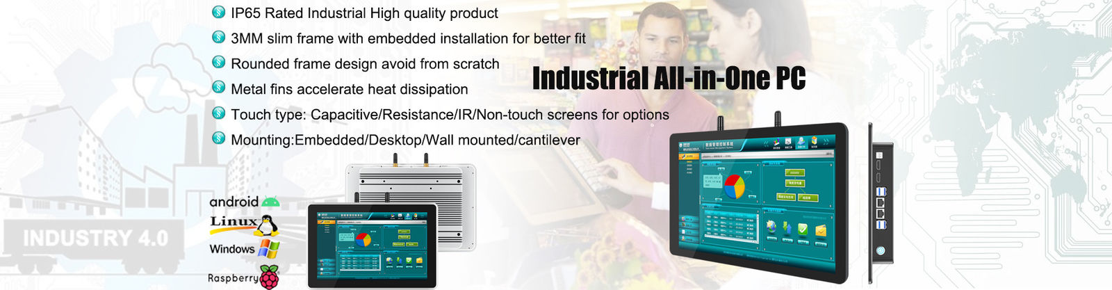 Gaming PCAP Touch Screen