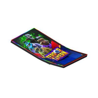 J Shape Super Curved Touch Screen Monitor 1ms Response PCAP With Led Side Light Bars