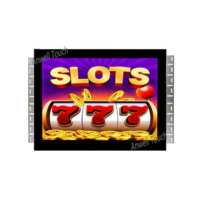 15 Inch IR 3M/ELO Touch Screen Gaming Monitor RS232 / USB For Game Machine Interactive Kiosk