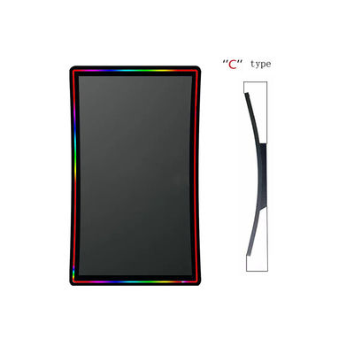 43inch R1500 Curved Touch Screen 4k Monitor With LED Bar For Firelink / IGS Vertrical Gaming Machine
