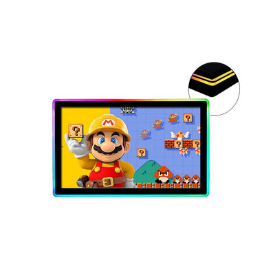 21.5'' PCAP Touch Screen Gaming Monitor Side LED Bar Compatible 3M/ELO Microtouch Protocol
