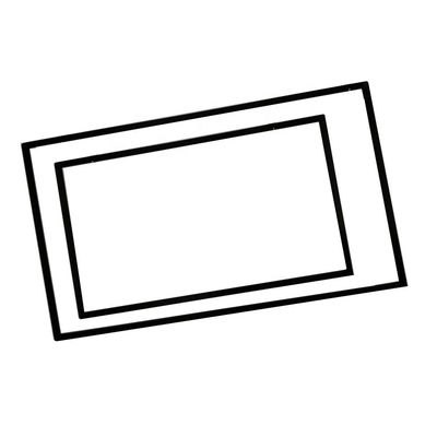 55"Inch Infrared Multi Touch Overlay Kit Open Frame  Black 300cd/M²