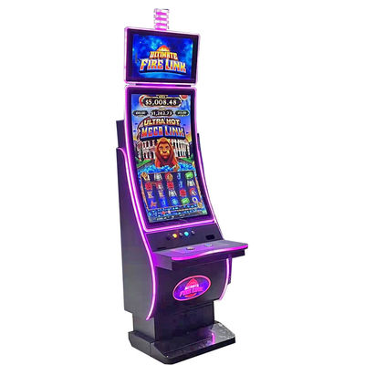 110V/220V Metal Cabinet Slot Machine  43 Inch Curved Gaming Touch Monitor