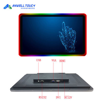PCAP BalIy Capacitive Touch Screen Monitor 23.8 Inch  Acrylic LED Light HD Monitor Gaming Touch Display