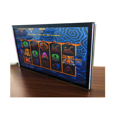 23'' Scratch Resistant Touch Screen Gaming Monitor With Side+Edge LED Bezel For Aristocrat Helix