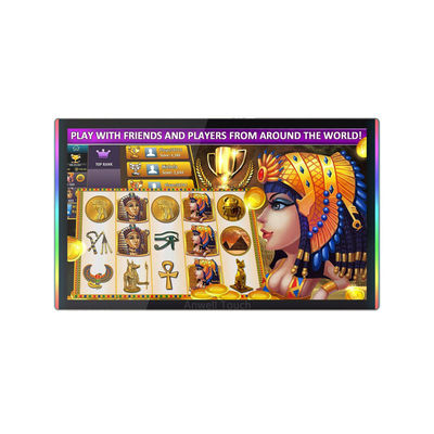 23'' Scratch Resistant Touch Screen Gaming Monitor With Side+Edge LED Bezel For Aristocrat Helix