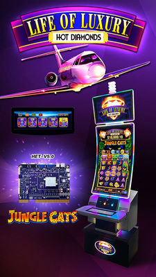 Skill Game PCB Board Multiple Games Life Of Luxury Hot Diamond 2in1 For Gameroom