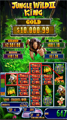 Skill Game Board Jungle Wild II King For Gameroom Machine