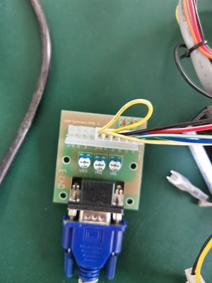 VGA RGB CGA Conector For POG POT O Gold Signal Convertor PCB Board Spare Parts
