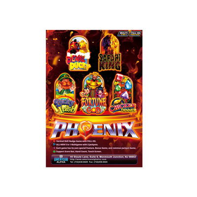IGS Phoenix 5in1 Vertical Skill Game PCB Board English\Chinese 1 Year Warranty