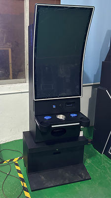 Curved PCPA Touch Slot Machine Base Cabinet Skill Gaming Touch Monitor Metal 43 Inch