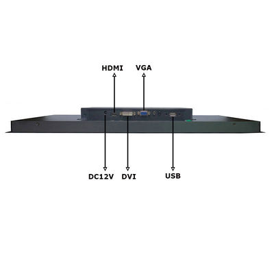 High Brightness 1920*1080 HD Panel Mount Touch Screen Monitor Industrial Grade 21.5 Inch