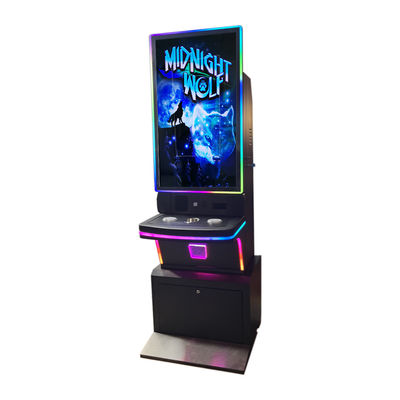 43 Inch Metal Skill Gaming Cabinet Slot Machine With Capacitive Touch Monitor For Firelink / Lightning Games
