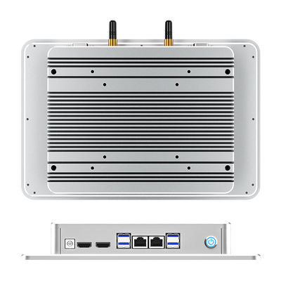 Silver HD1920*1080 Industrial Capacitive All In One Touch Screen Computer 11.6 Inch With Window OS