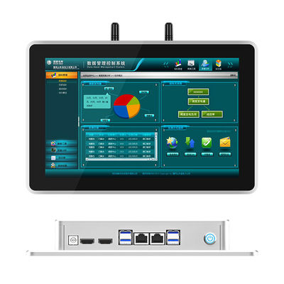 Silver HD1920*1080 Industrial Capacitive All In One Touch Screen Computer 11.6 Inch With Window OS