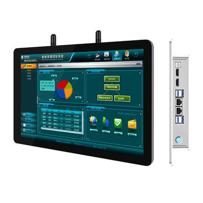 Silver HD1920*1080 Industrial Capacitive All In One Touch Screen Computer 11.6 Inch With Window OS