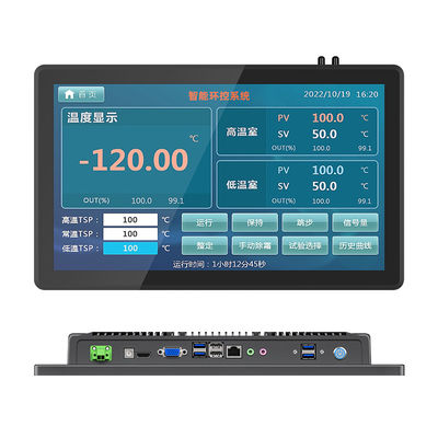 Black HD1920*1080 Industrial Capacitive Touch Screen All In One 13.3 Inch  With Window OS