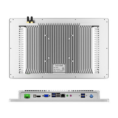 13.3 Inch Silver HD1920*1080 Industrial Capacitive Touch Screen All In One PC With Window OS