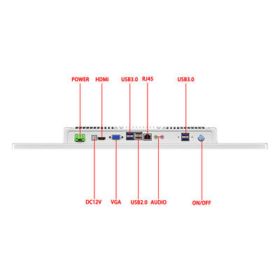 1920×1080 FHD All In One Pc Touch Screen 21.5" Waterproof Business Industrial Used Wall Mounted