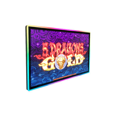 Industrial Grade Side Edge LED Bezel Gaming Projected Capacitive Touchscreen 23.8''