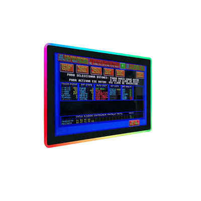 Industrial Grade Side Edge LED Bezel Gaming Projected Capacitive Touchscreen 23.8''