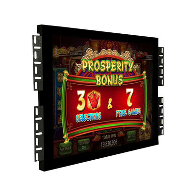 19inch High 4:3 Definition Tempered Glass IR Gaming Touch Monitor For Pog/Wms