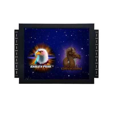 19inch High 4:3 Definition Tempered Glass IR Gaming Touch Monitor For Pog/Wms
