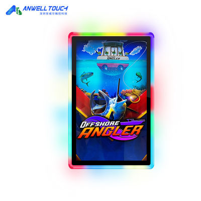 Durable Projected Capacitive Touch Screen with Side and Edge LED Bezel 5ms Response Time