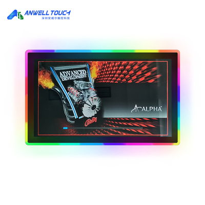 27'' PCAP 3M/ELO Touch Gaming Monitor Side LED Bar 16.7M For Slot Gaming