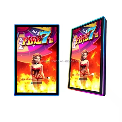27'' PCAP 3M/ELO Touch Gaming Monitor Side LED Bar 16.7M For Slot Gaming